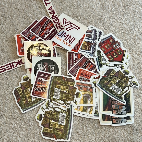 Other - Virginia Tech sticker bundle